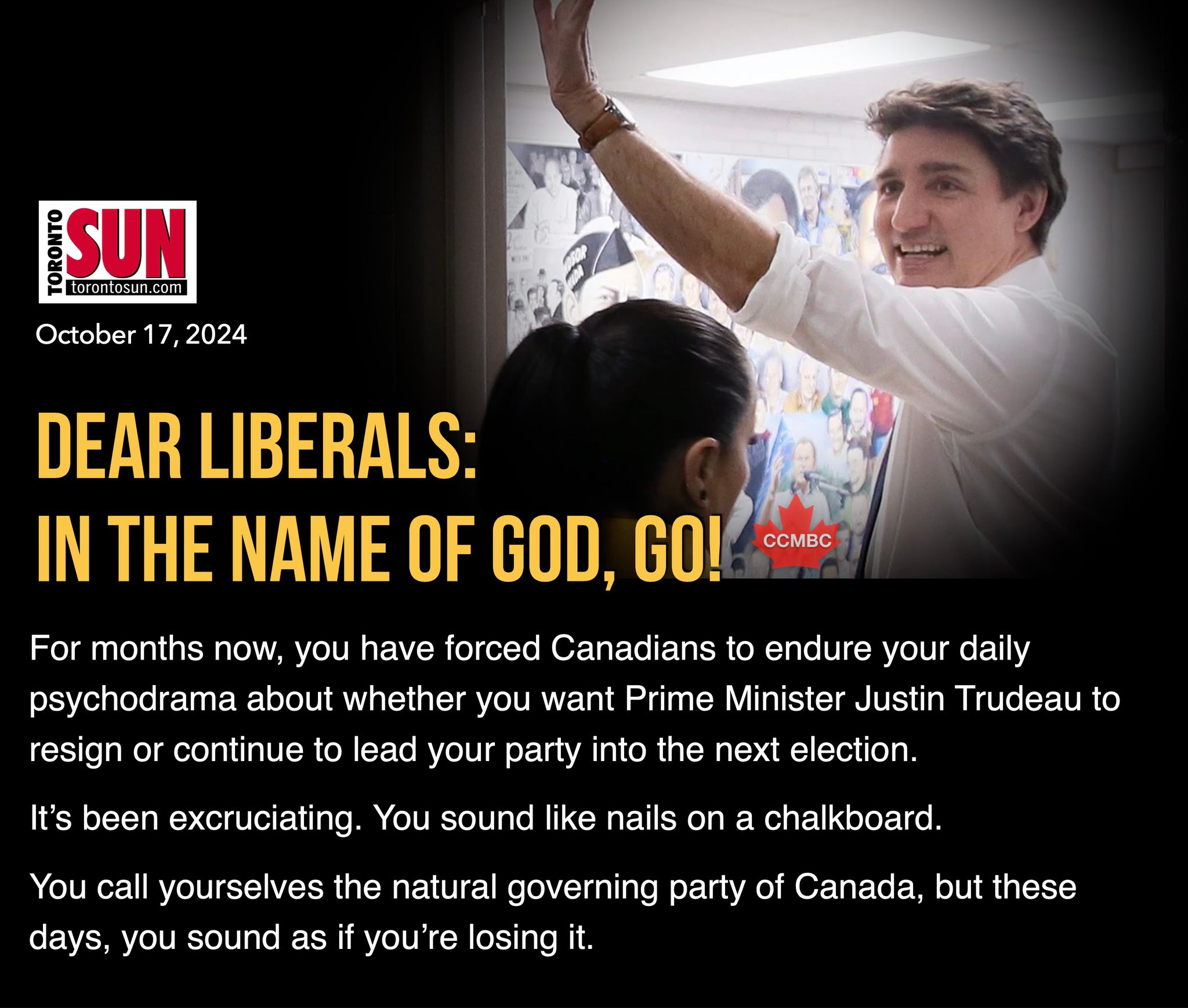 Dear Liberals in the Name of God, GO